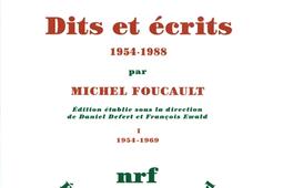 Dits et écrits : 1954-1988. Vol. 1. 1954-1969.jpg